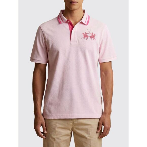 La Martina Polo Shirt Men Royal Blue